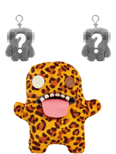 Monster: Oogah Boogah Leopard & Keyring Pack