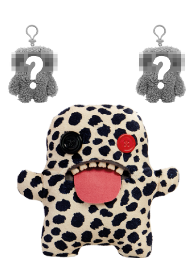 Monster: Oogah Boogah White Leopard & Keyring Pack